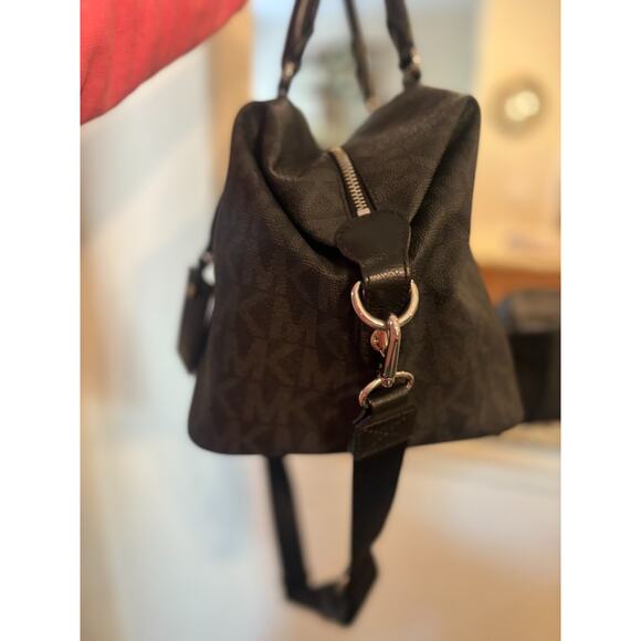 Michael Kors Logo Small Duffel and Drop-Kit Bag Set - Picture 8 of 13